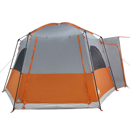 vidaXL Car Tent 4-Person Grey and Orange Waterproof - 37175