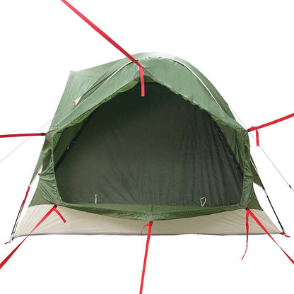 vidaXL Car Tent 4-Person Green Waterproof - 37176