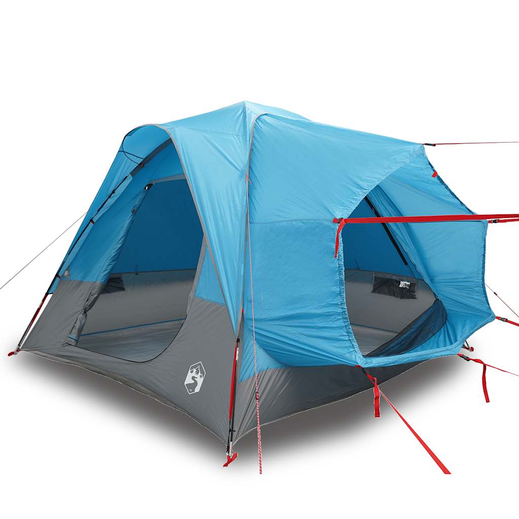 vidaXL Car Tent 4-Person Blue Waterproof - 37189