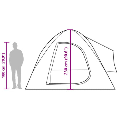 vidaXL Car Tent 4-Person Blue Waterproof - 37189