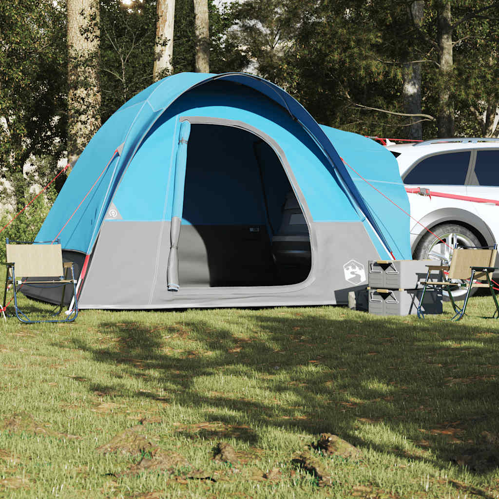 vidaXL Car Tent 4-Person Blue Waterproof - 37189