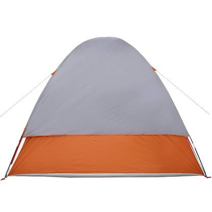 vidaXL Car Tent 4-Person Grey and Orange Waterproof - 37194