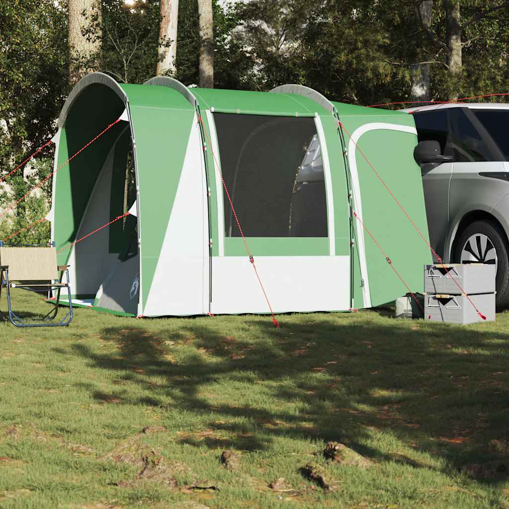 vidaXL Car Tent 4-Person Green Waterproof - 37197
