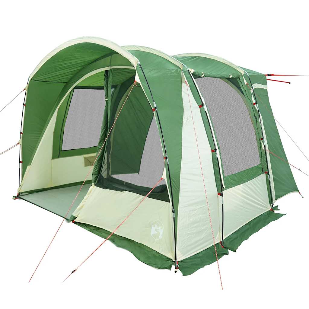 vidaXL Car Tent 4-Person Green Waterproof - 37197