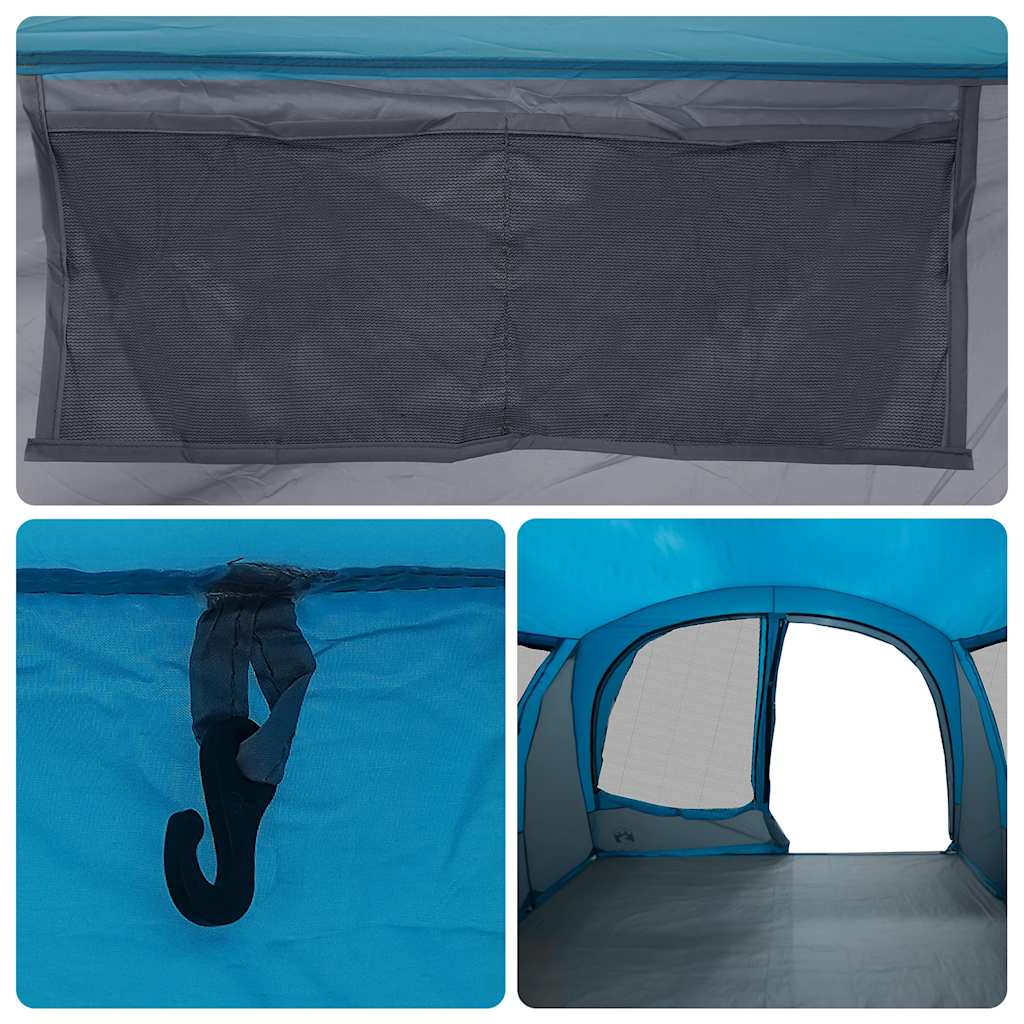 vidaXL Car Tent 4-Person Blue Waterproof - 37198