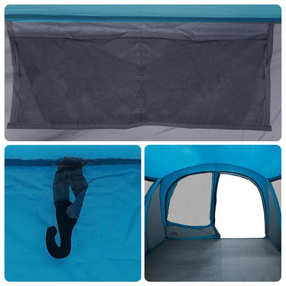 vidaXL Car Tent 4-Person Blue Waterproof - 37198