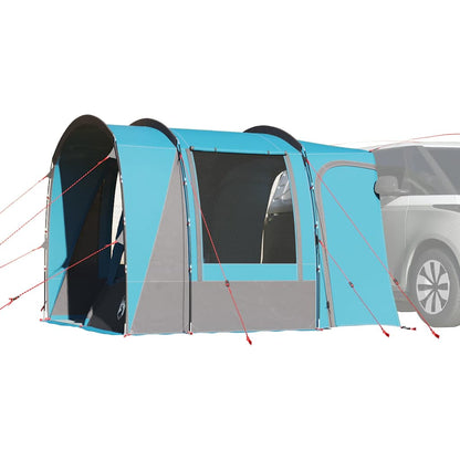 vidaXL Car Tent 4-Person Blue Waterproof - 37198