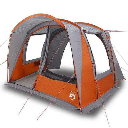 vidaXL Car Tent 4-Person Grey and Orange Waterproof - 37203