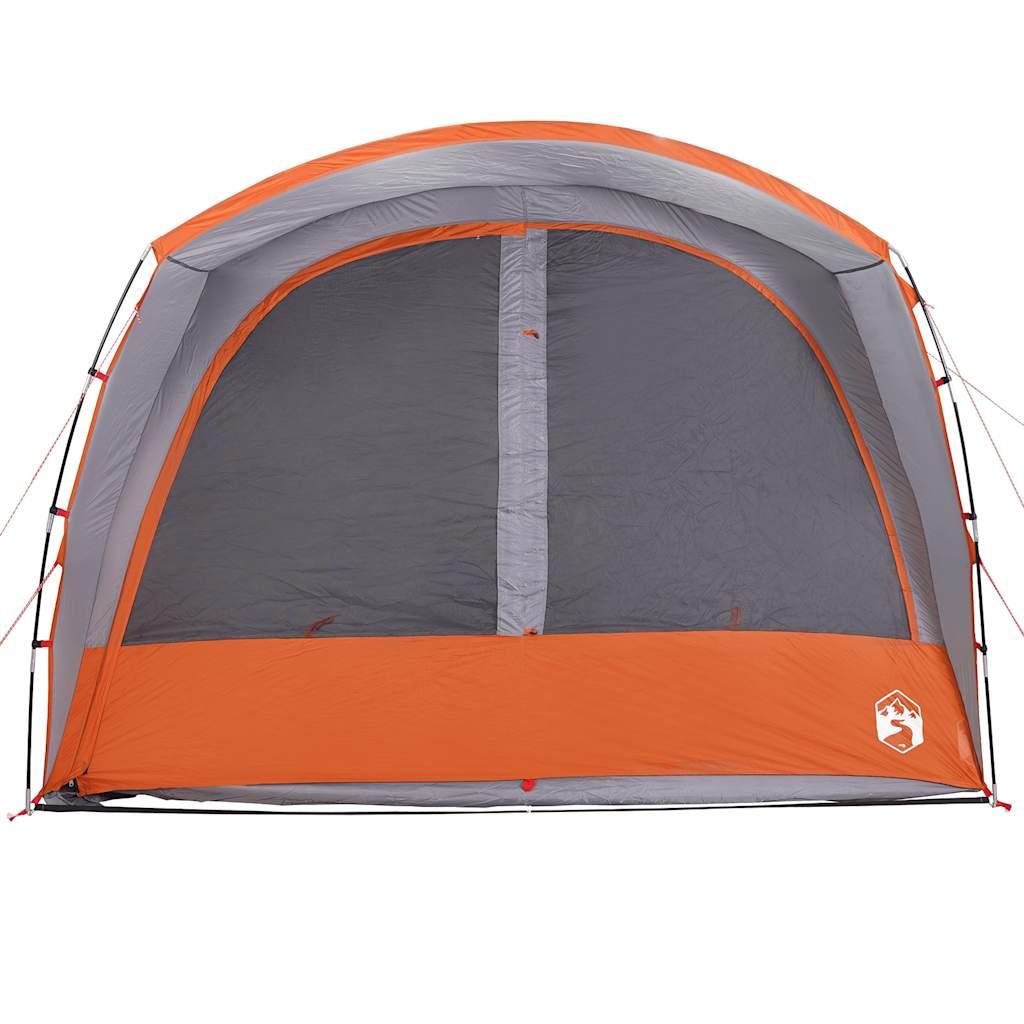 vidaXL Car Tent 4-Person Grey and Orange Waterproof - 37203