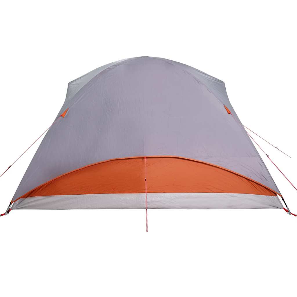 vidaXL Car Tent 4-Person Grey and Orange Waterproof - 37203