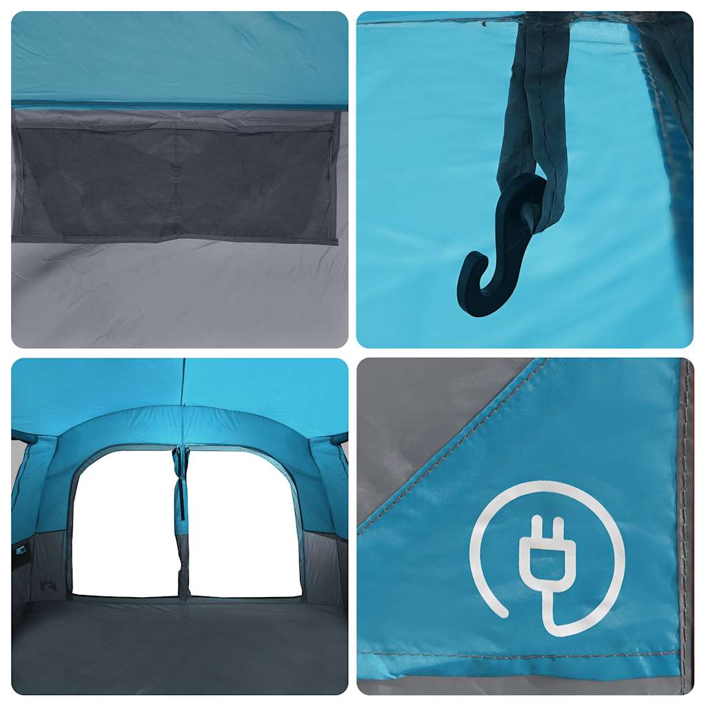 vidaXL Car Tent 4-Person Blue Waterproof - 37210