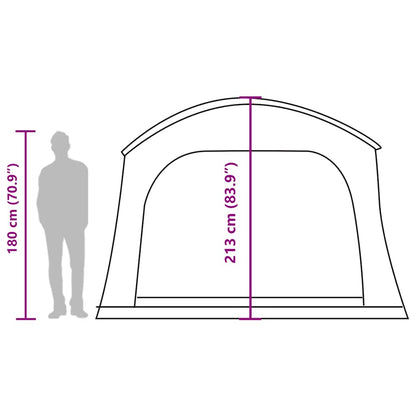 vidaXL Car Tent 4-Person Blue Waterproof - 37210