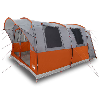vidaXL Car Tent 4-Person Grey and Orange Waterproof - 37219