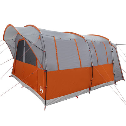 vidaXL Car Tent 4-Person Grey and Orange Waterproof - 37219