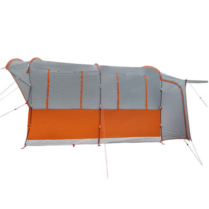 vidaXL Car Tent 4-Person Grey and Orange Waterproof - 37219