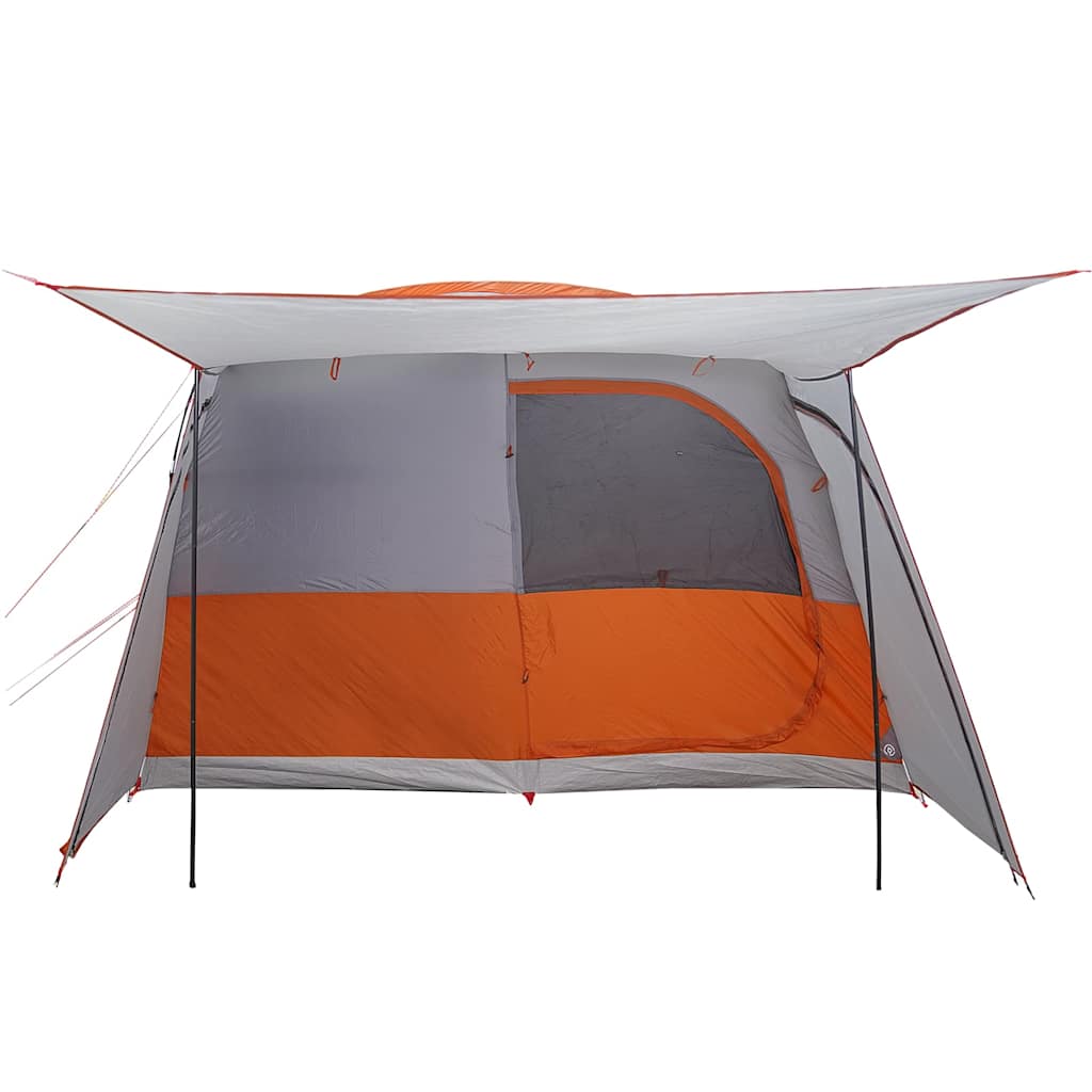 vidaXL Car Tent 4-Person Grey and Orange Waterproof - 37219
