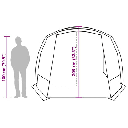 vidaXL Car Tent Green Waterproof
