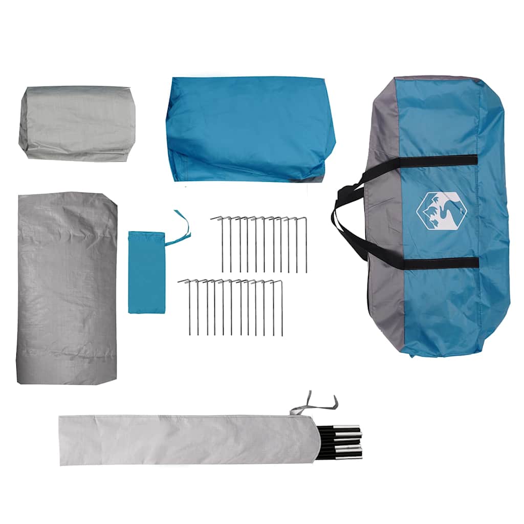 vidaXL Car Tent Blue Waterproof