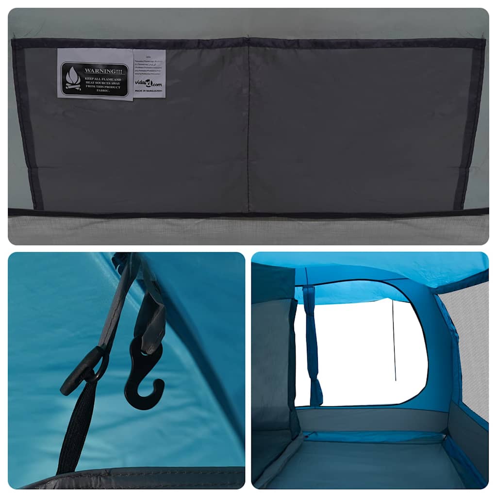 vidaXL Car Tent Blue Waterproof
