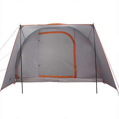 vidaXL Car Tent 2-Person Grey and Orange Waterproof