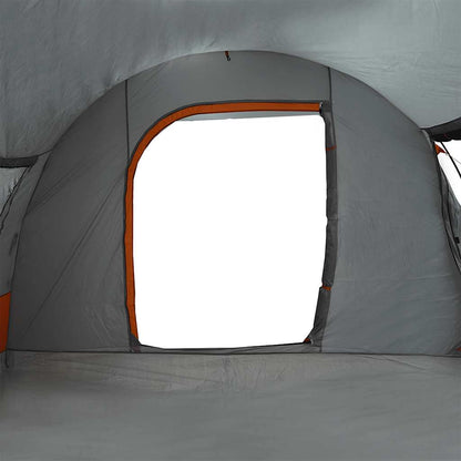 vidaXL Car Tent 2-Person Grey and Orange Waterproof
