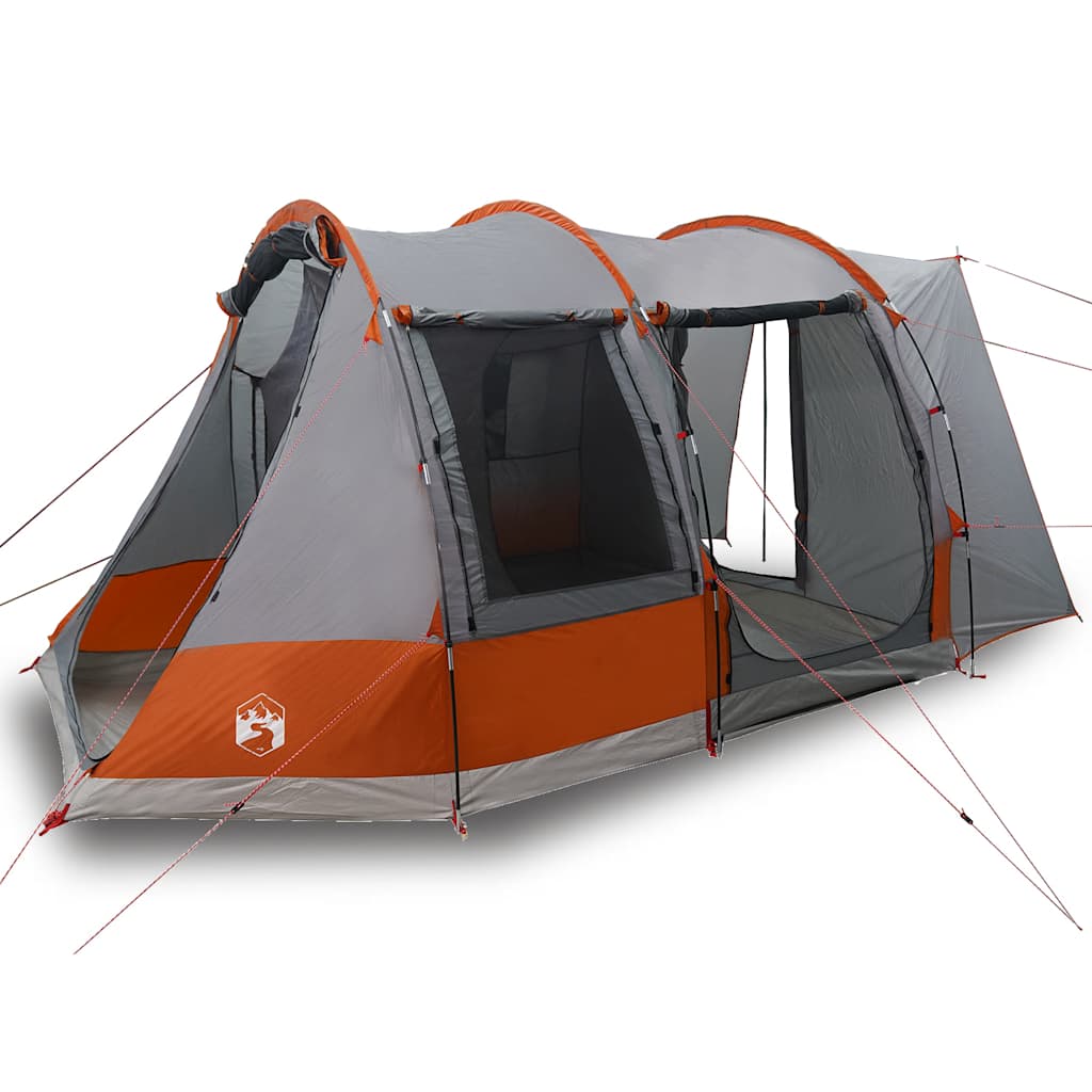 vidaXL Car Tent 2-Person Grey and Orange Waterproof - 37279