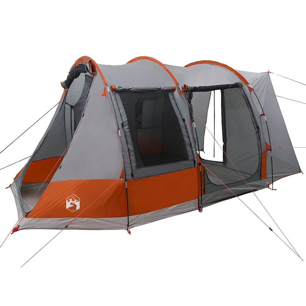 vidaXL Car Tent 2-Person Grey and Orange Waterproof - 37279