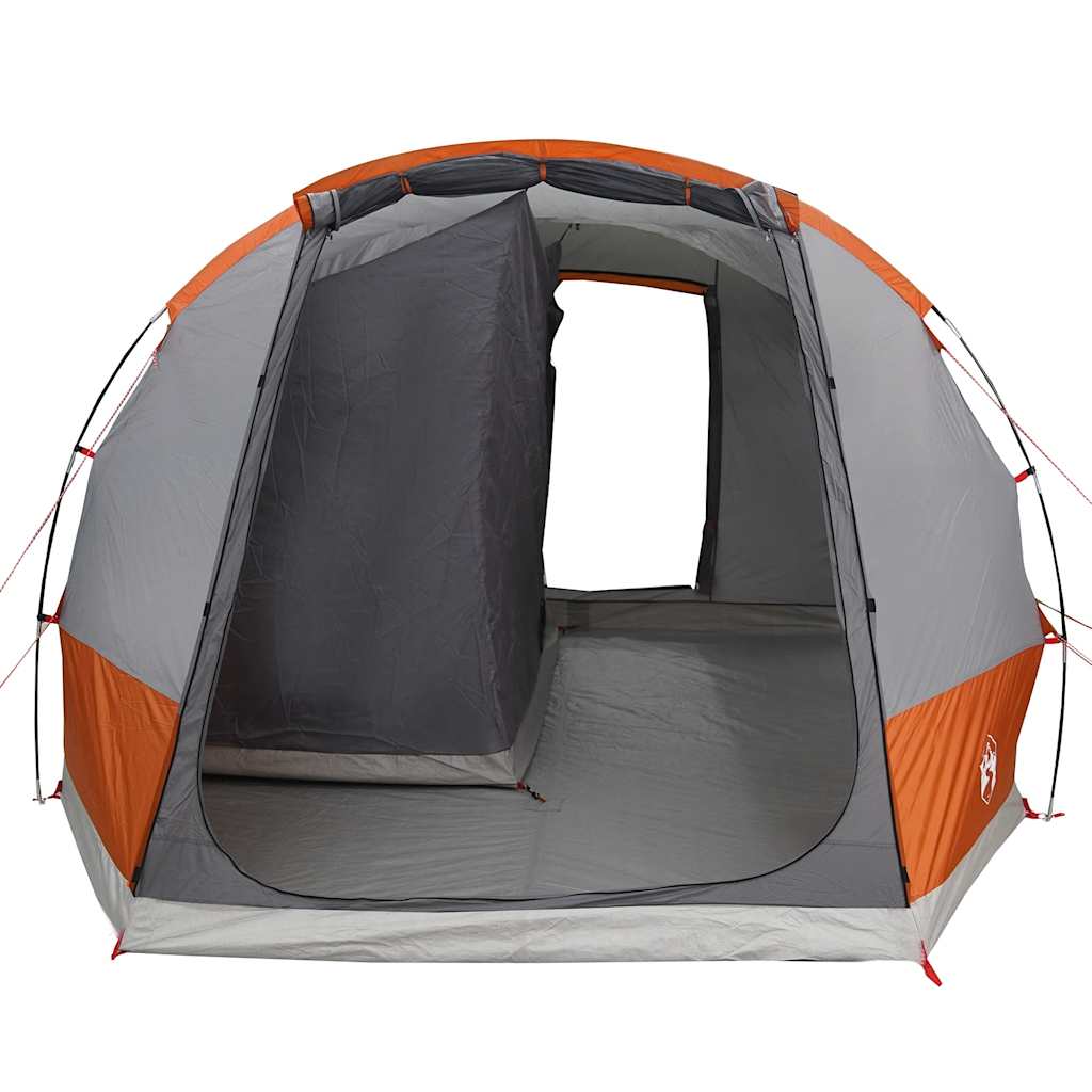 vidaXL Car Tent 2-Person Grey and Orange Waterproof - 37279