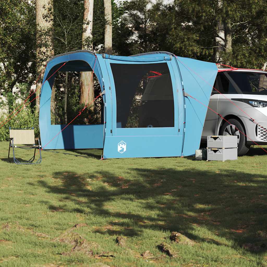 vidaXL Car Tent Blue Waterproof - 37288