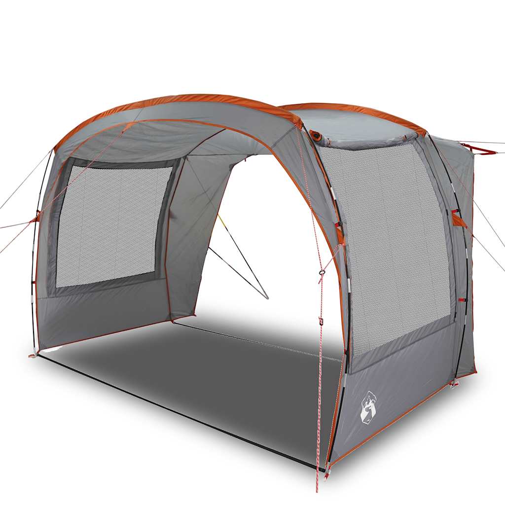 vidaXL Car Tent Grey and Orange Waterproof - 37289