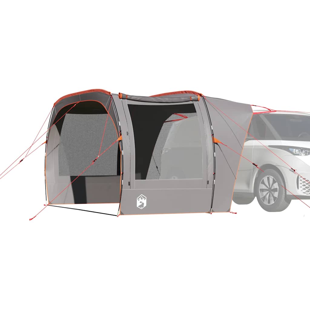 vidaXL Car Tent Grey and Orange Waterproof - 37289