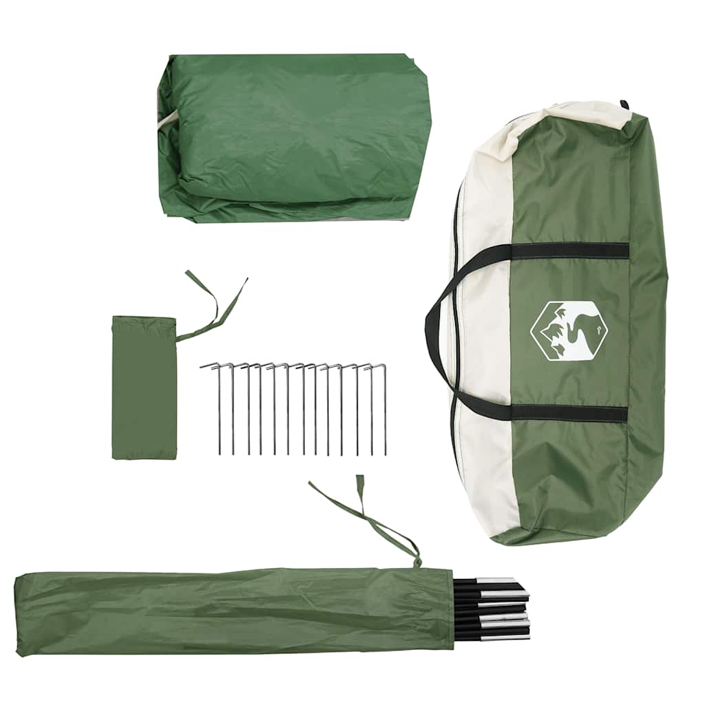 vidaXL Car Tent Green Waterproof - 37290