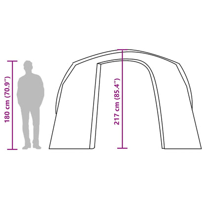 vidaXL Car Tent Green Waterproof - 37290