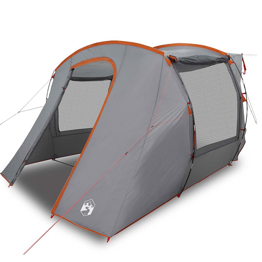 vidaXL Car Tent Grey and Orange Waterproof - 37304