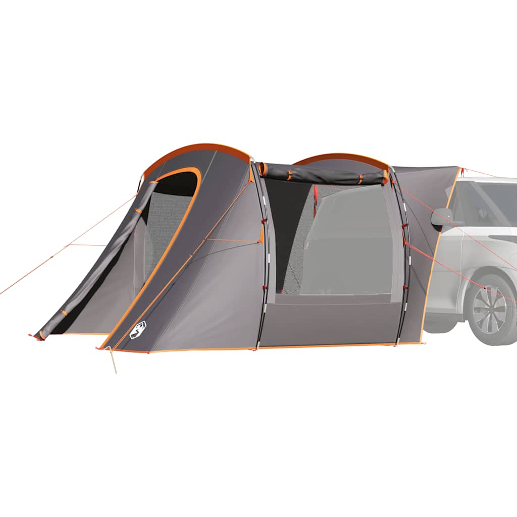 vidaXL Car Tent Grey and Orange Waterproof - 37304