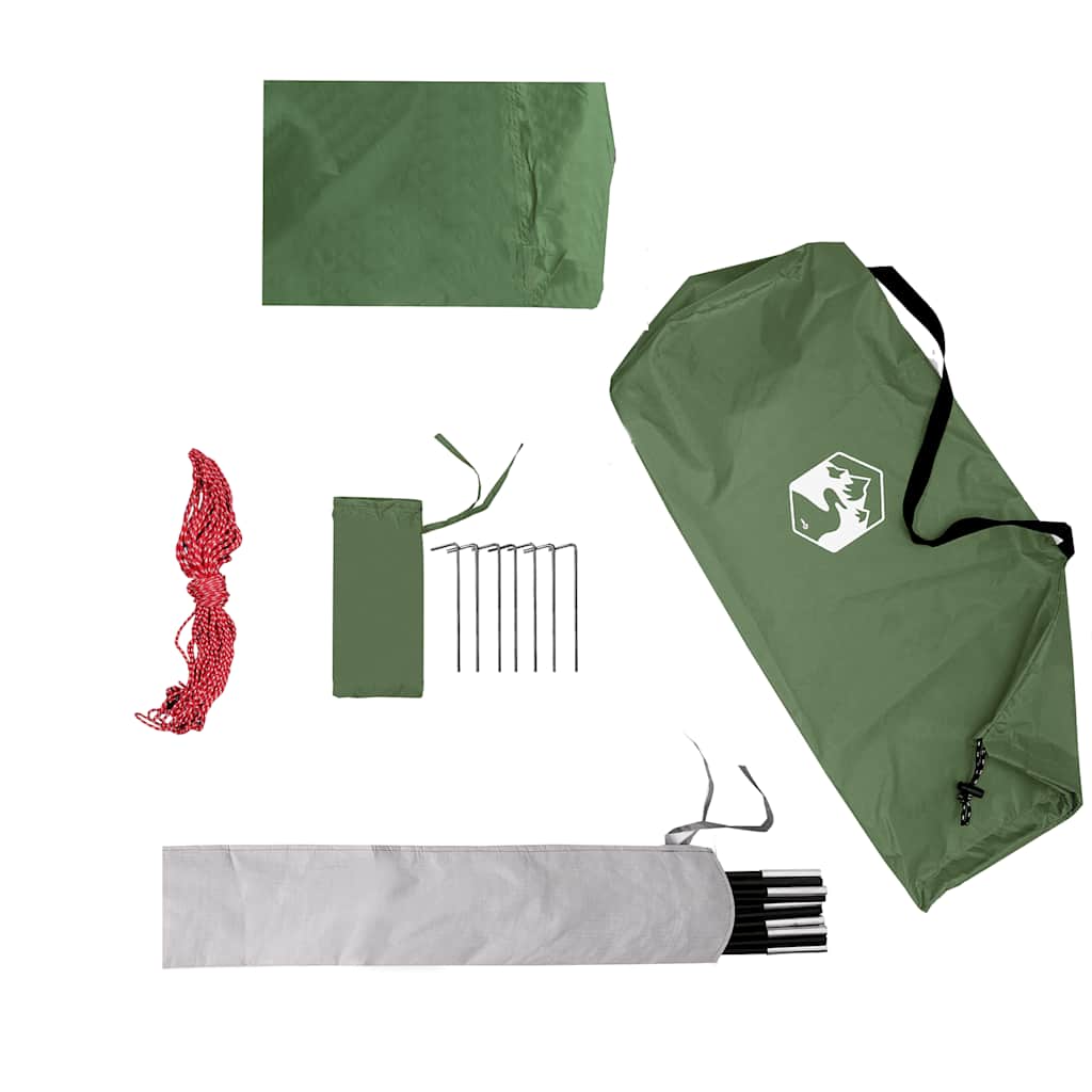 vidaXL Car Tent Green Waterproof - 37313
