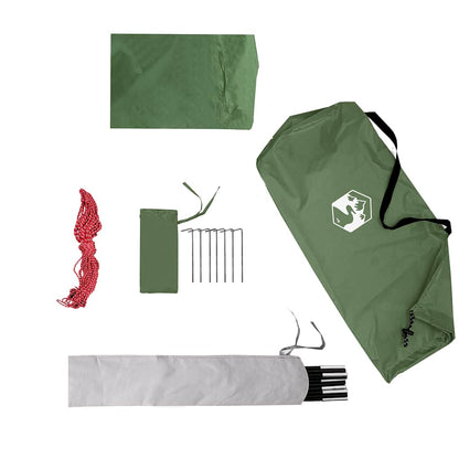 vidaXL Car Tent Green Waterproof - 37313