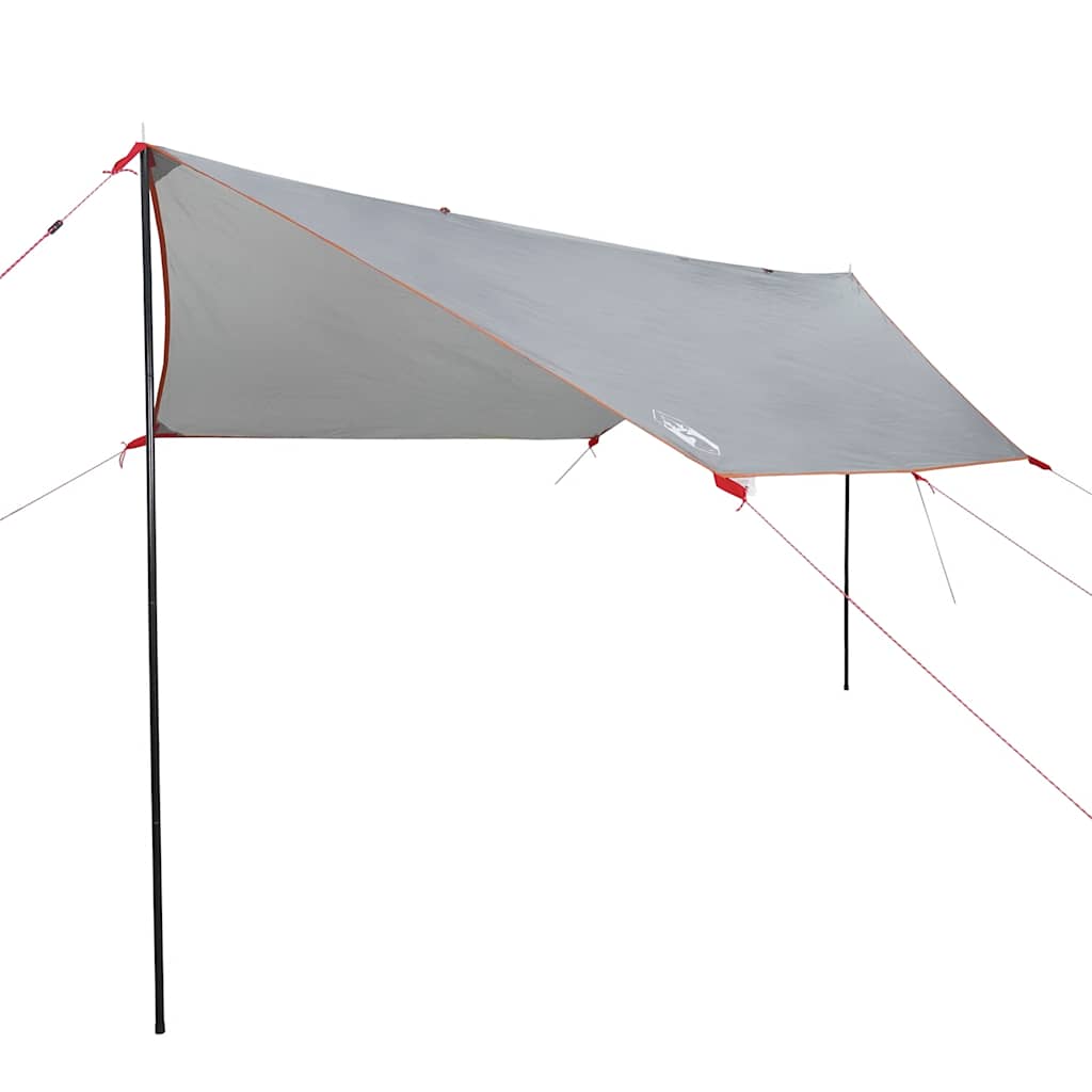 vidaXL Car Tent Grey and Orange Waterproof - 37331