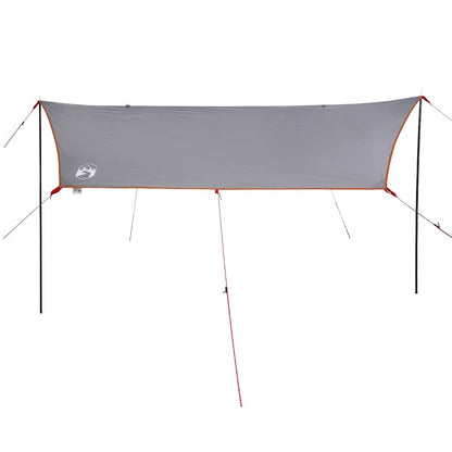 vidaXL Car Tent Grey and Orange Waterproof - 37331