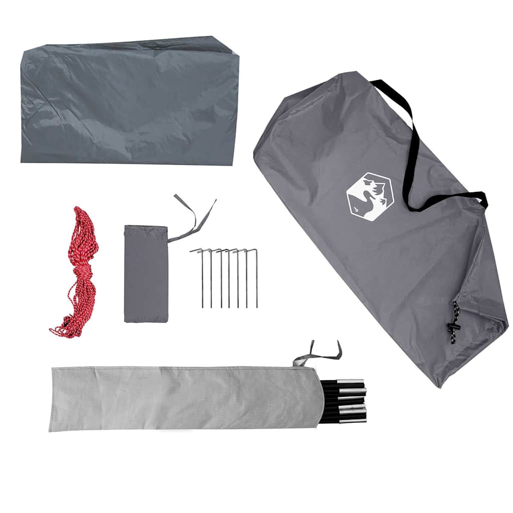vidaXL Car Tent Grey and Orange Waterproof - 37331