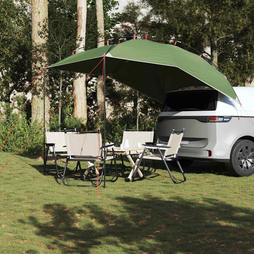 vidaXL Car Tent Green Waterproof - 320 x 220 x 200 cm