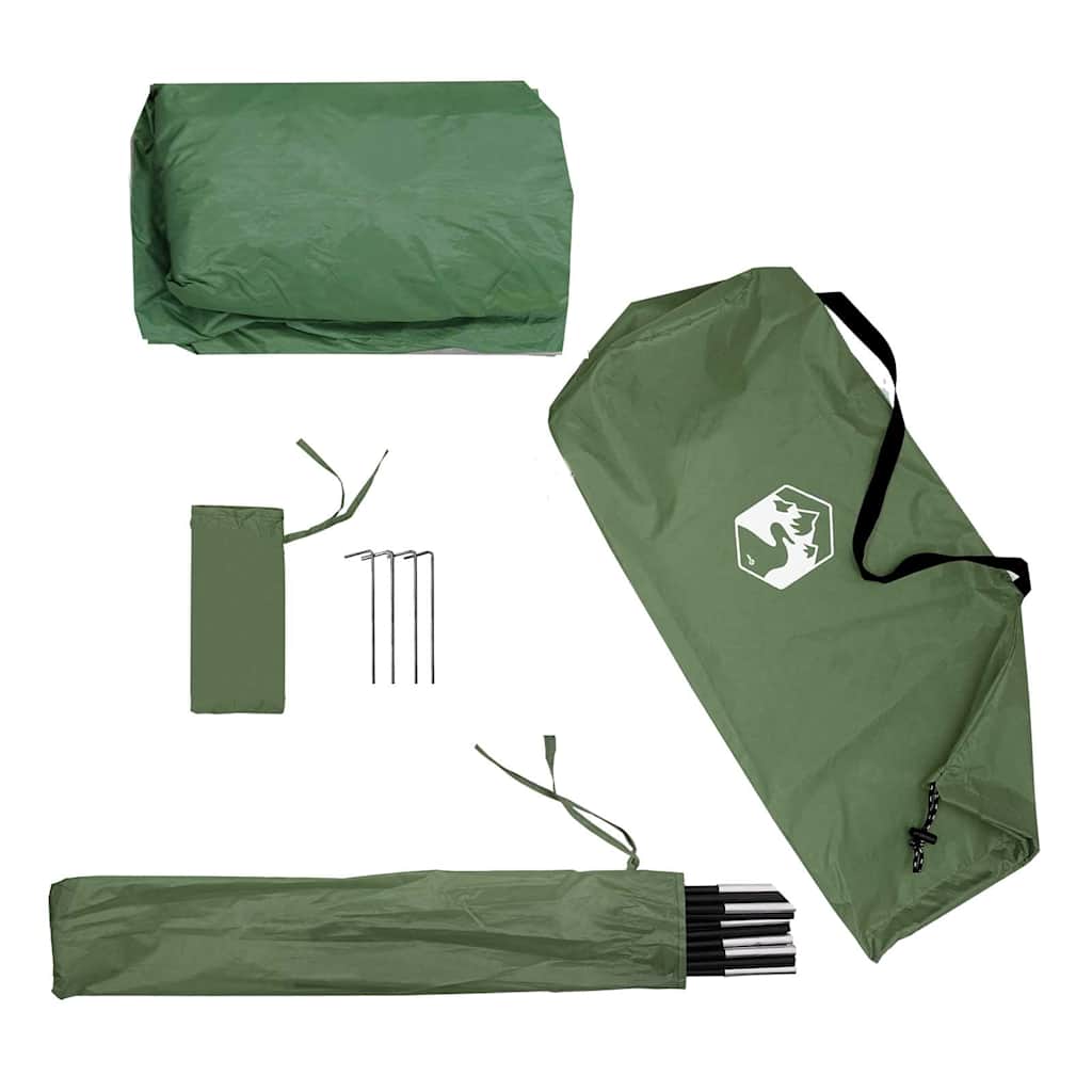 vidaXL Car Tent Green Waterproof - 320 x 220 x 200 cm