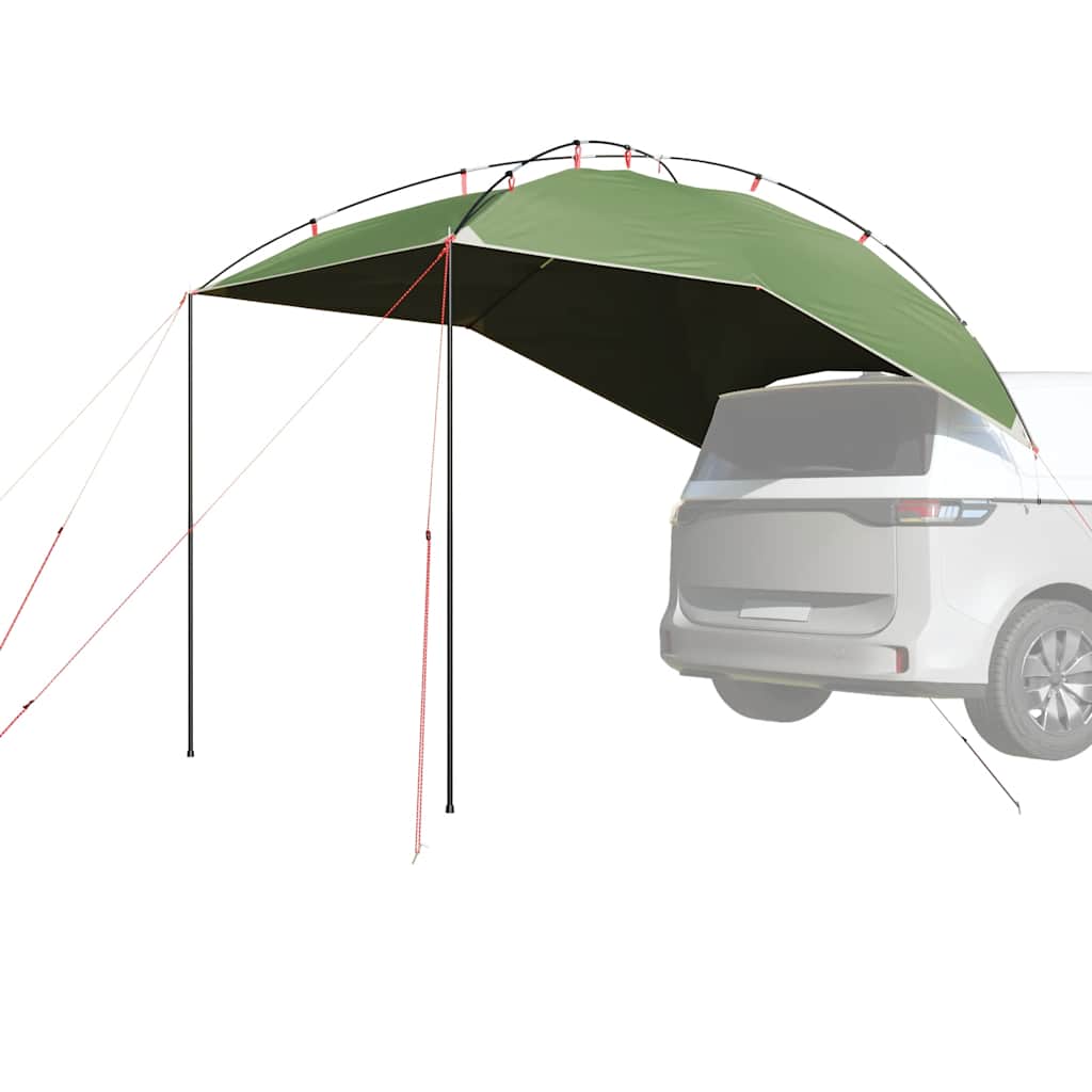vidaXL Car Tent Green Waterproof - 320 x 220 x 200 cm