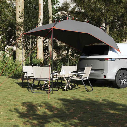 vidaXL Car Tent Grey and Orange Waterproof - 320 x 220 x 200 cm
