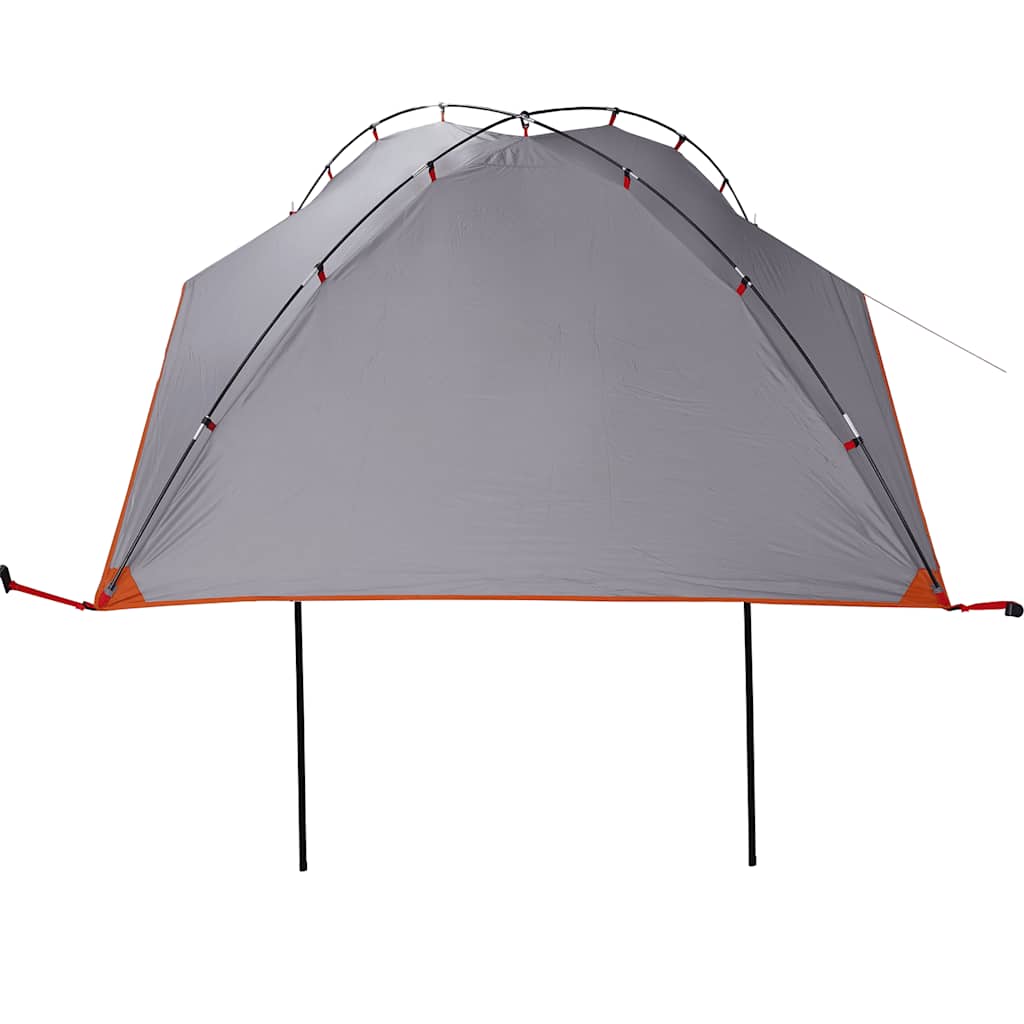 vidaXL Car Tent Grey and Orange Waterproof - 320 x 220 x 200 cm