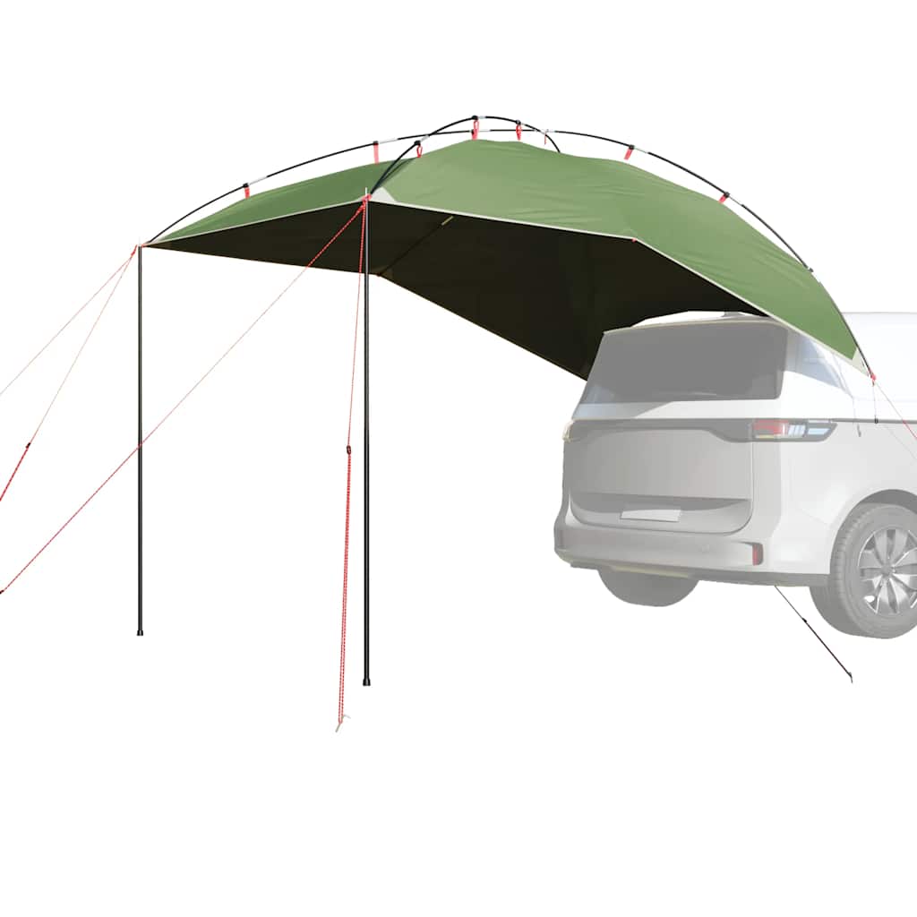 vidaXL Car Tent Green Waterproof - 340 x 250 x 200 cm