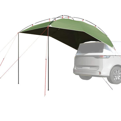 vidaXL Car Tent Green Waterproof - 340 x 250 x 200 cm
