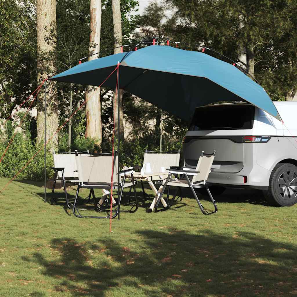 vidaXL Car Tent Blue Waterproof - 340 x 250 x 200 cm