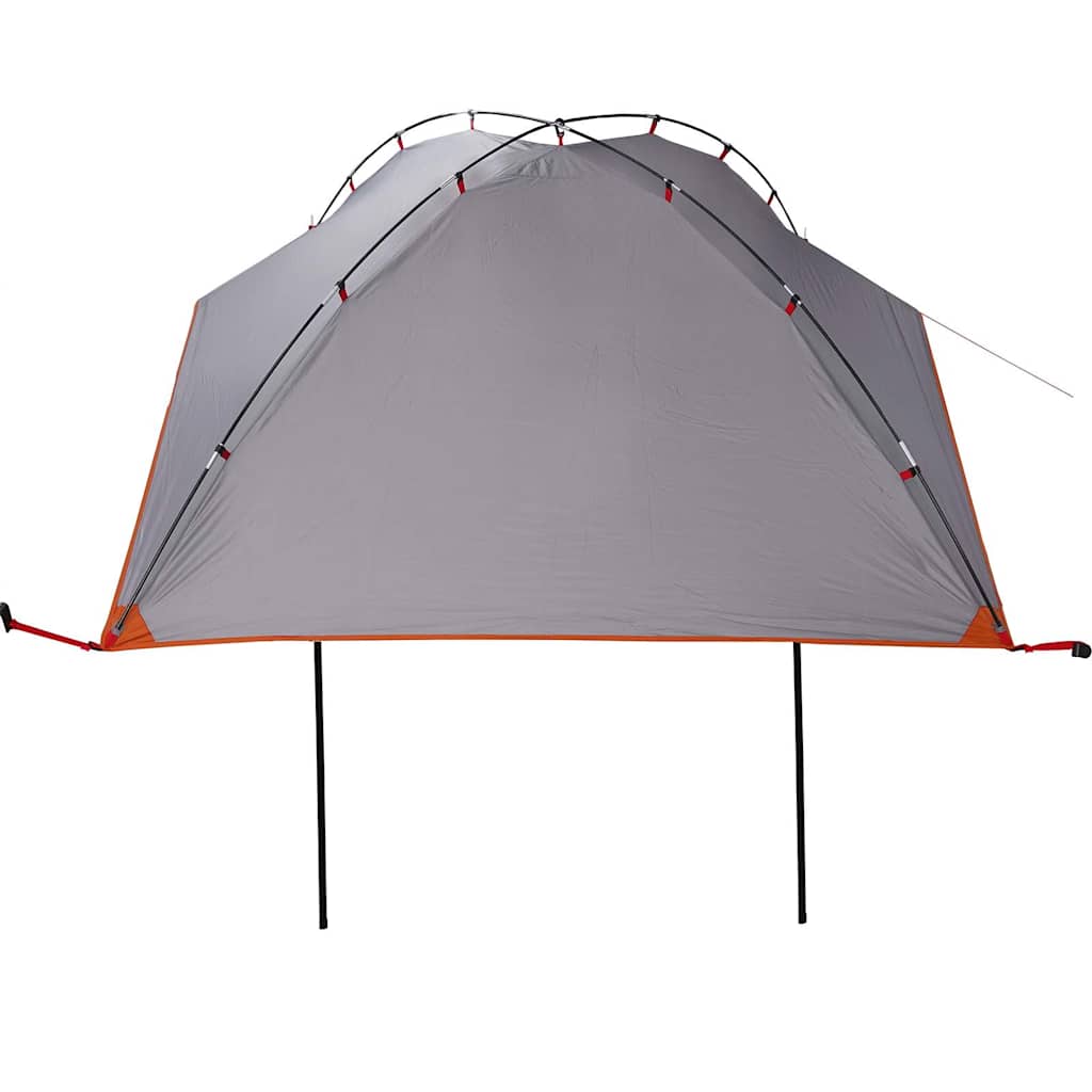 vidaXL Car Tent Grey and Orange Waterproof - 340 x 250 x 200 cm