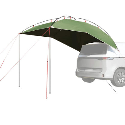 vidaXL Car Tent Green Waterproof - 356 x 254 x 200 cm